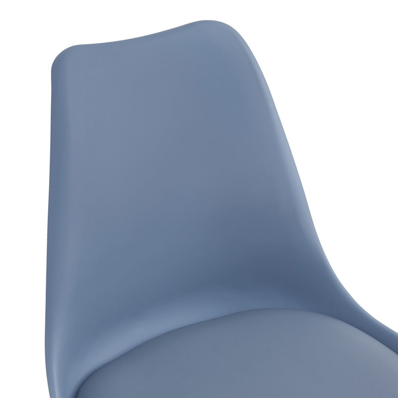 Καρέκλα γραφείου εργασίας Gaston II pakoworld pp-pu σε απόχρωση ανοιχτό μπλε 48x57x77-90εκ - Hippiehome.gr