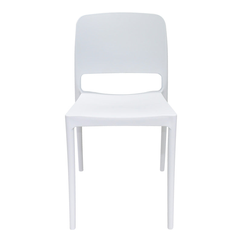 Καρέκλα Fenxy pakoworld pp σε λευκή απόχρωση 38x42x77εκ - Hippiehome.gr