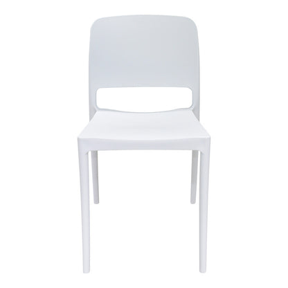 Καρέκλα Fenxy pakoworld pp σε λευκή απόχρωση 38x42x77εκ - Hippiehome.gr