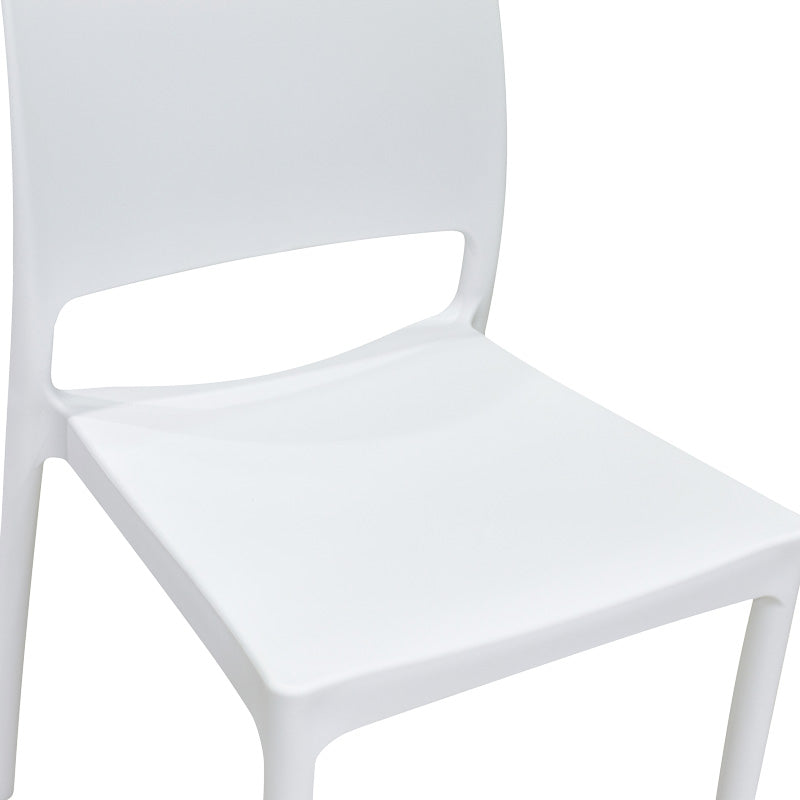 Καρέκλα Fenxy pakoworld pp σε λευκή απόχρωση 38x42x77εκ - Hippiehome.gr