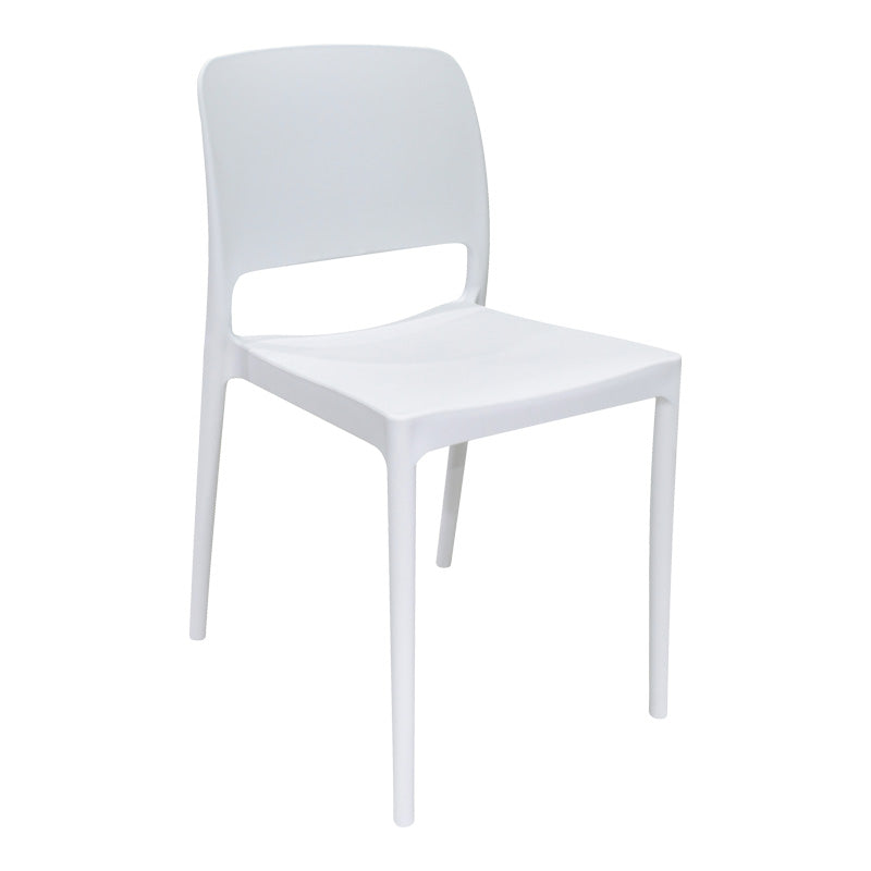 Καρέκλα Fenxy pakoworld pp σε λευκή απόχρωση 38x42x77εκ - Hippiehome.gr