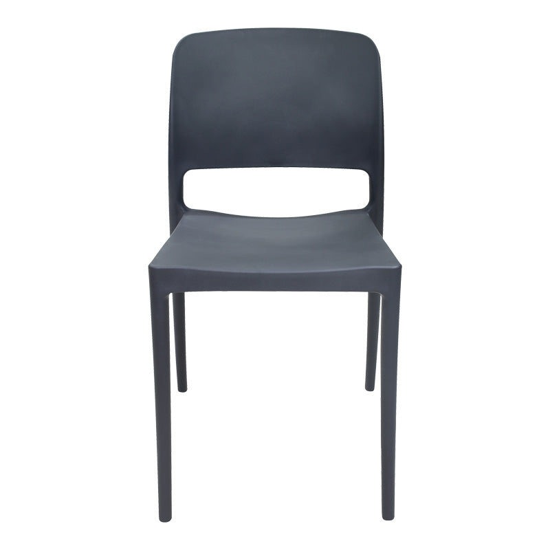 Καρέκλα Fenxy pakoworld pp σε μαύρη απόχρωση 38x42x77εκ - Hippiehome.gr
