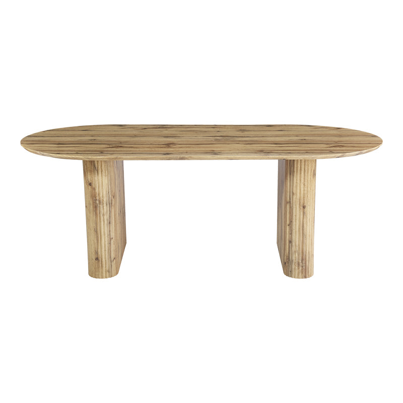 Τραπέζι Nembou pakoworld mdf σε oak απόχρωση 210x100x76εκ - Hippiehome.gr
