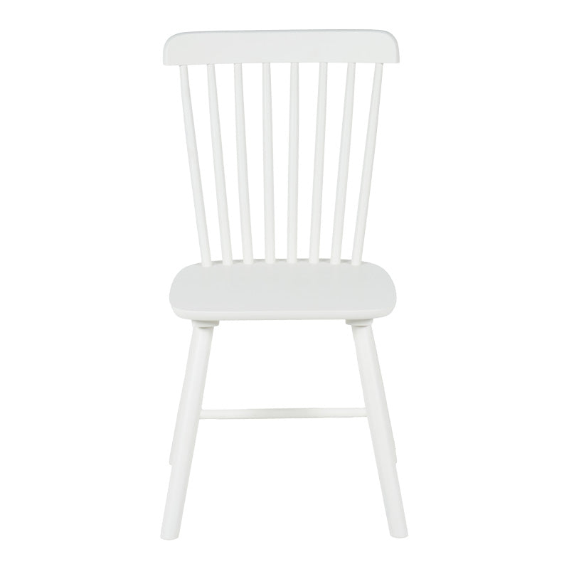 Καρέκλα Melia pakoworld rubberwood σε λευκή απόχρωση 45x51x87εκ - Hippiehome.gr