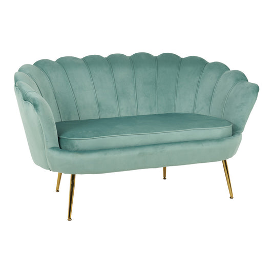 Καναπές 2θέσιος Daimon pakoworld βελούδο σε φυστικί απόχρωση 134x70x77εκ - Hippiehome.gr