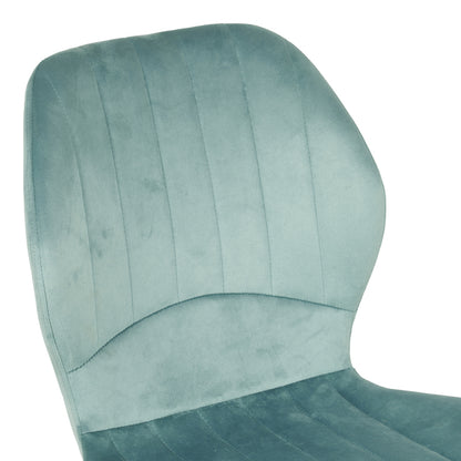 Καρέκλα Jelour pakoworld βελούδο σε φυστικί απόχρωση 46.5x60x84εκ - Hippiehome.gr