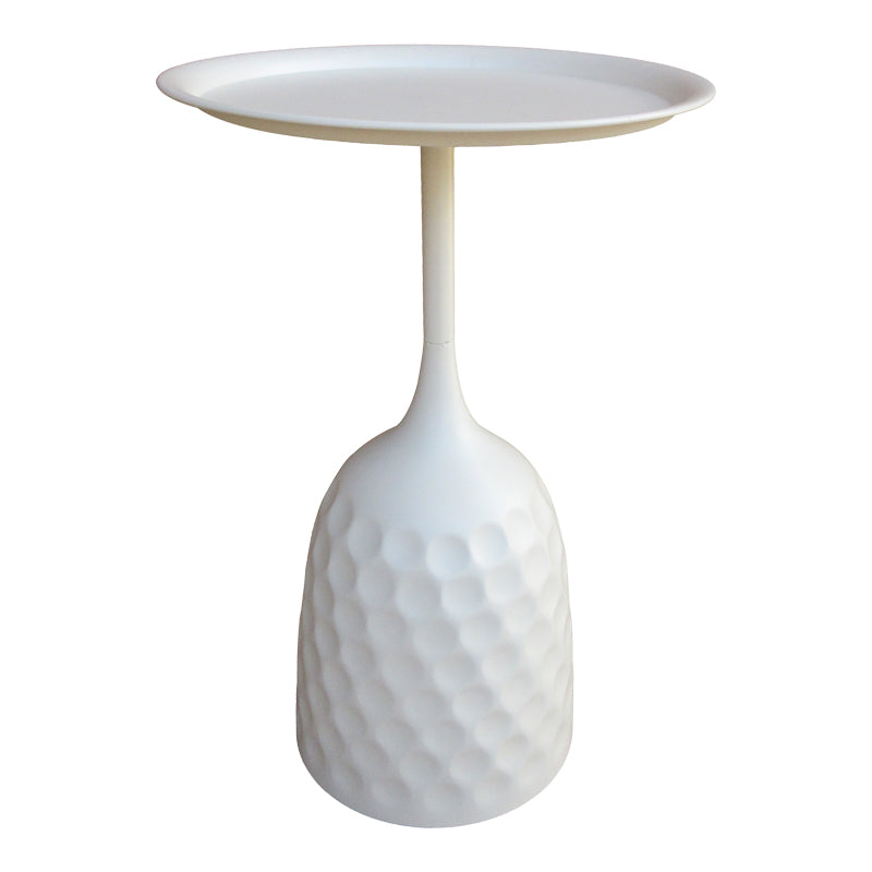 Βοηθητικό τραπέζι Waini pakoworld μέταλλο σε κρεμα απόχρωση Φ39x60εκ - Hippiehome.gr