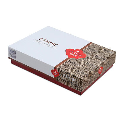 Σετ παπλωματοθήκη Cleo Cotton Box 4 τμχ Διπλή (200x220) χρώμα μπλε - Hippiehome.gr