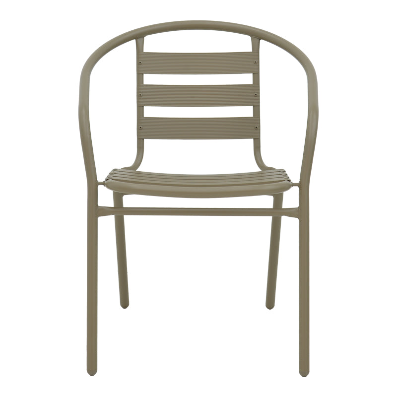 Πολυθρόνα Tade pakoworld μέταλλο σαμπανιζέ 54x58x73εκ - Hippiehome.gr