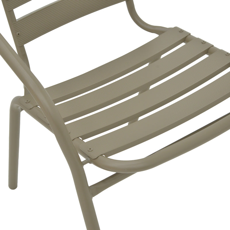 Πολυθρόνα Tade pakoworld μέταλλο σαμπανιζέ 54x58x73εκ - Hippiehome.gr