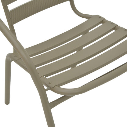 Πολυθρόνα Tade pakoworld μέταλλο σαμπανιζέ 54x58x73εκ - Hippiehome.gr