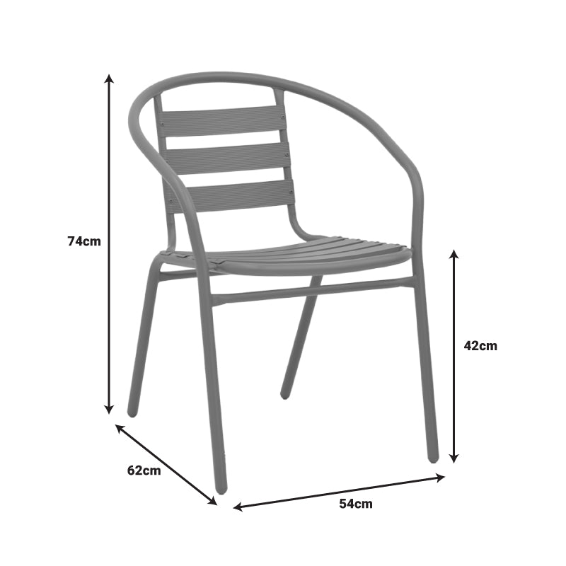 Πολυθρόνα Tade pakoworld μέταλλο σαμπανιζέ 54x58x73εκ - Hippiehome.gr