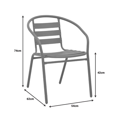 Πολυθρόνα Tade pakoworld μέταλλο σαμπανιζέ 54x58x73εκ - Hippiehome.gr