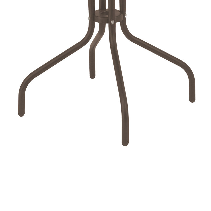 Τραπεζαρία Vergo-Obbi pakoworld 3τεμ καφέ μέταλλο Φ60x70εκ - Hippiehome.gr