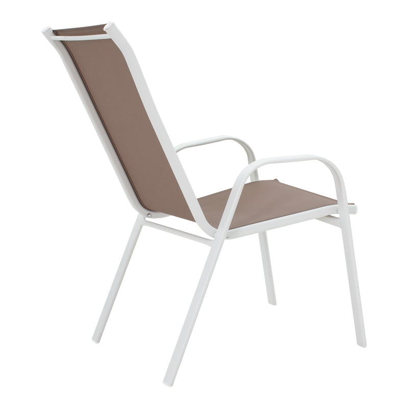 Τραπεζαρία Albero-Calan pakoworld 3τεμ μέταλλο σε λευκή απόχρωση Φ60x70εκ - Hippiehome.gr