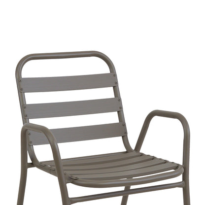 Τραπεζαρία Albero-Sussie pakoworld 3τεμ μέταλλο σε σαμπανιζέ απόχρωση Φ60x70εκ - Hippiehome.gr