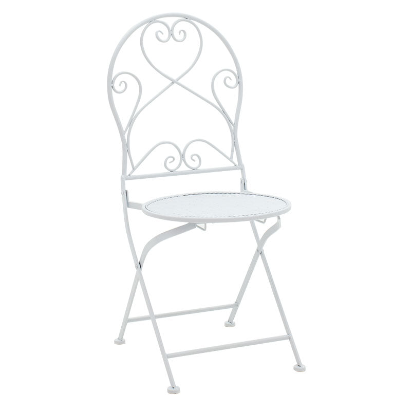 Τραπεζαρία Walen pakoworld σετ 3τεμ μέταλλο λευκό - Hippiehome.gr