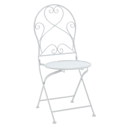 Τραπεζαρία Walen pakoworld σετ 3τεμ μέταλλο λευκό - Hippiehome.gr