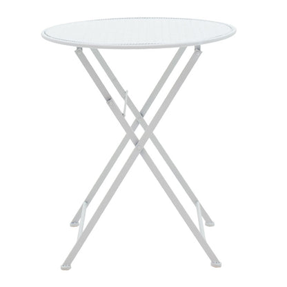 Τραπεζαρία Walen pakoworld σετ 3τεμ μέταλλο λευκό - Hippiehome.gr