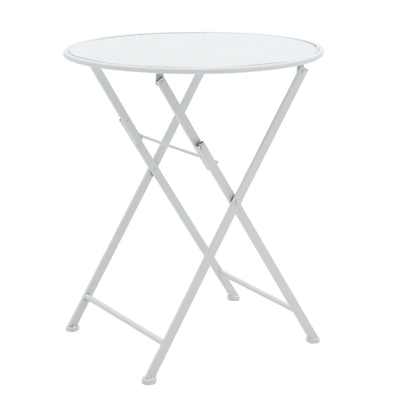 Τραπεζαρία Walen pakoworld σετ 3τεμ μέταλλο λευκό - Hippiehome.gr