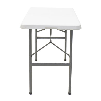 Τραπέζι catering Rodeo pakoworld πτυσσόμενο-βαλίτσα λευκό 122x60x74εκ - Hippiehome.gr