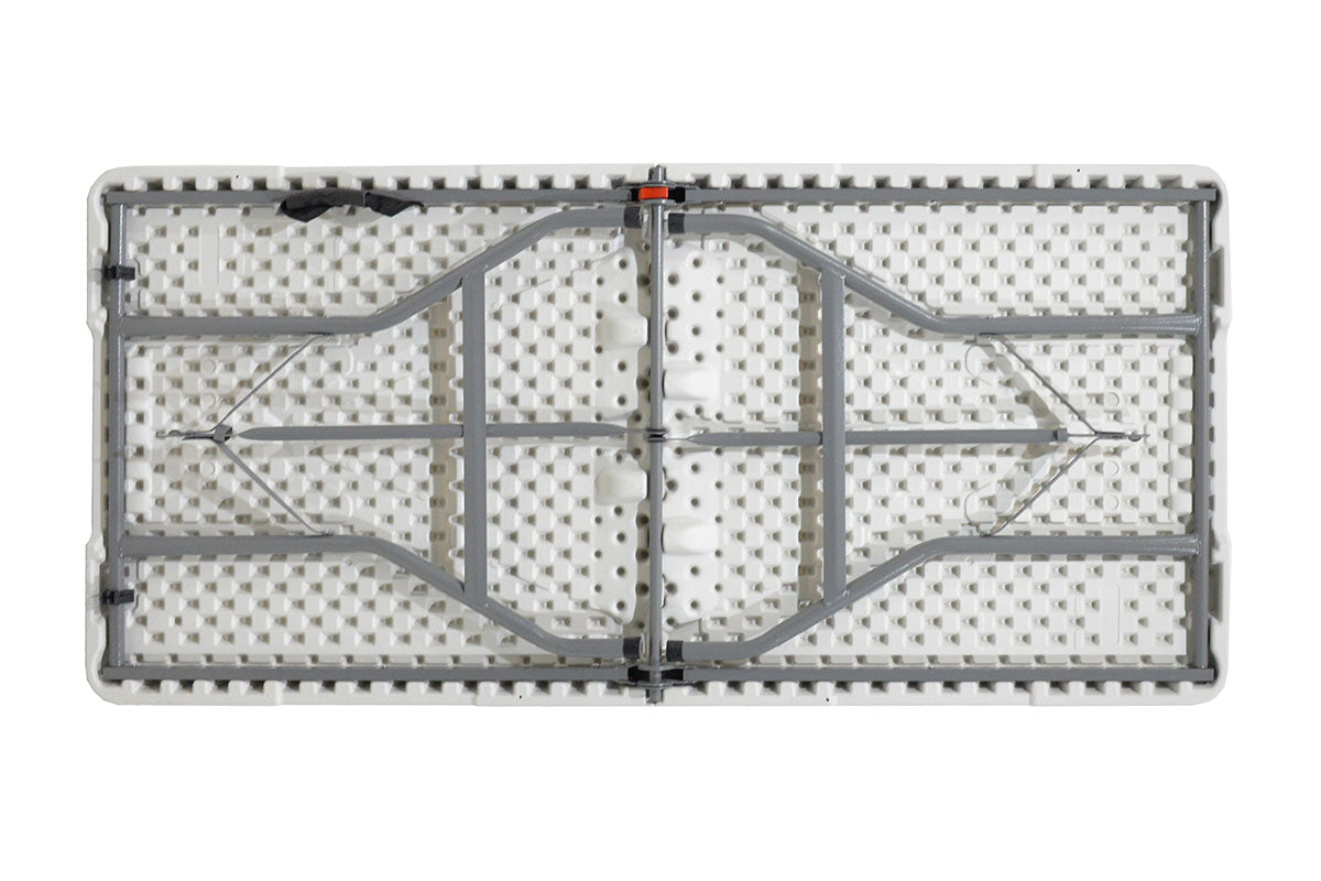 Τραπέζι catering Rodeo pakoworld πτυσσόμενο-βαλίτσα λευκό 183x76x74εκ - Hippiehome.gr