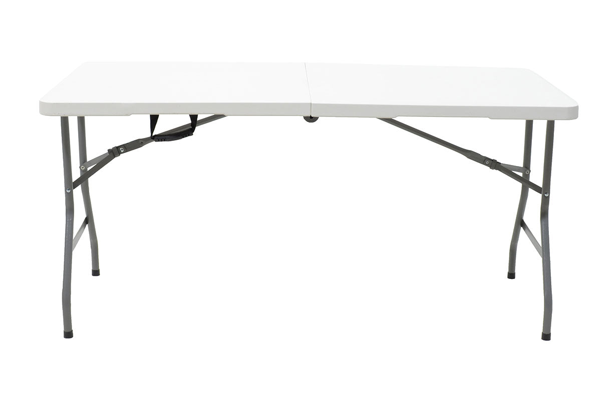 Τραπέζι catering Rodeo pakoworld πτυσσόμενο-βαλίτσα λευκό 183x76x74εκ - Hippiehome.gr