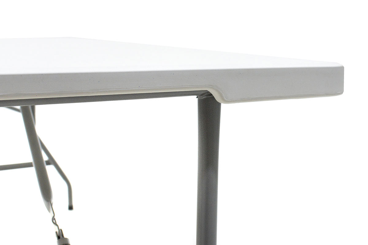 Τραπέζι catering Rodeo pakoworld πτυσσόμενο-βαλίτσα λευκό 183x76x74εκ - Hippiehome.gr