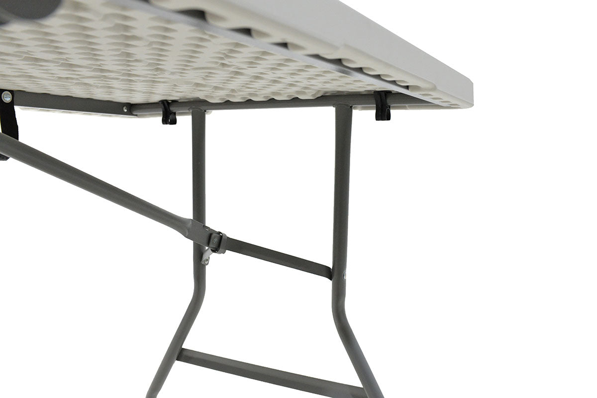 Τραπέζι catering Rodeo pakoworld πτυσσόμενο-βαλίτσα λευκό 183x76x74εκ - Hippiehome.gr