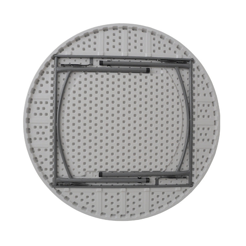 Τραπέζι μονοκόμματο catering-συνεδρίου Comfort pakoworld λευκό στρόγγυλο Φ150x74εκ - Hippiehome.gr