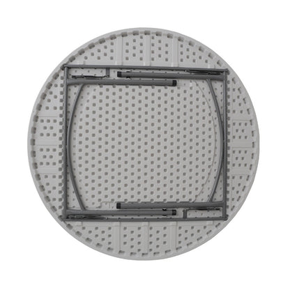 Τραπέζι μονοκόμματο catering-συνεδρίου Comfort pakoworld λευκό στρόγγυλο Φ150x74εκ - Hippiehome.gr