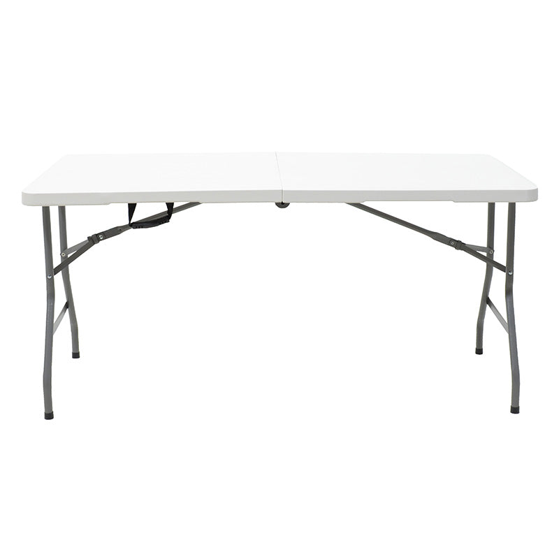 Τραπέζι catering Rodeo pakoworld πτυσσόμενο-βαλίτσα λευκό 240x76x74εκ - Hippiehome.gr