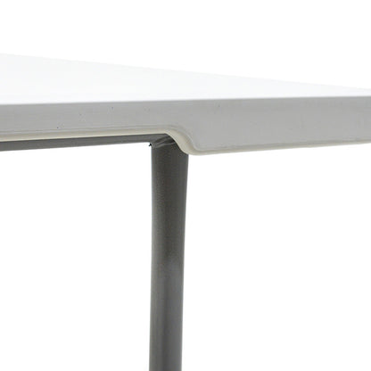 Τραπέζι catering Rodeo pakoworld πτυσσόμενο-βαλίτσα λευκό 240x76x74εκ - Hippiehome.gr