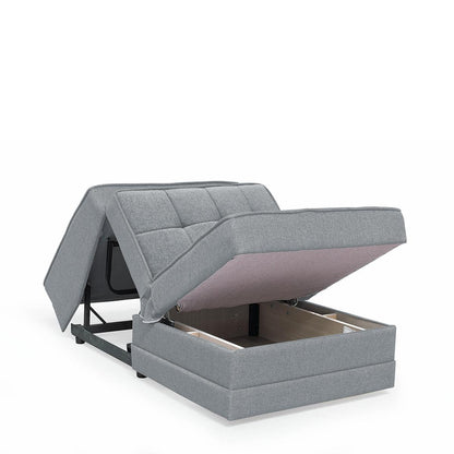 Πολυθρόνα ArteLibre MATEO Γκρι 85x110x90cm - Hippiehome.gr