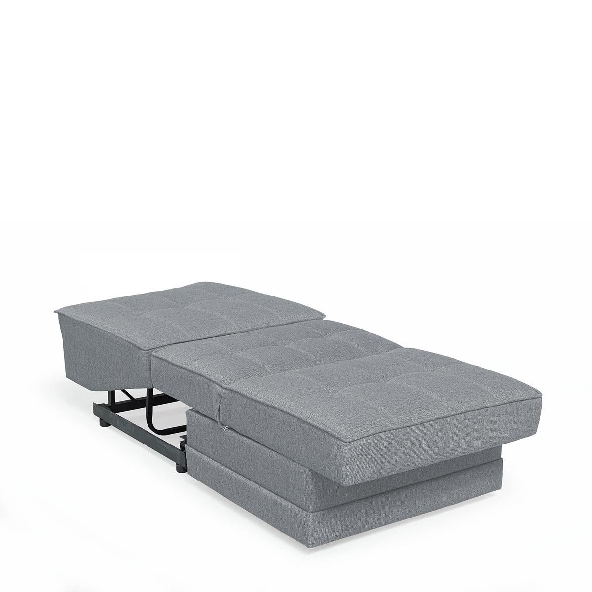 Πολυθρόνα ArteLibre MATEO Γκρι 85x110x90cm - Hippiehome.gr