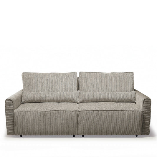Καναπές Κρεβάτι Τριθέσιος ArteLibre SHELBY Μπεζ 215x110x90cm - Hippiehome.gr