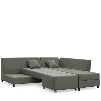 Καναπές Κρεβάτι Γωνιακός ArteLibre MARVE Δεξιά Γωνία Γκρι 290x217x84cm