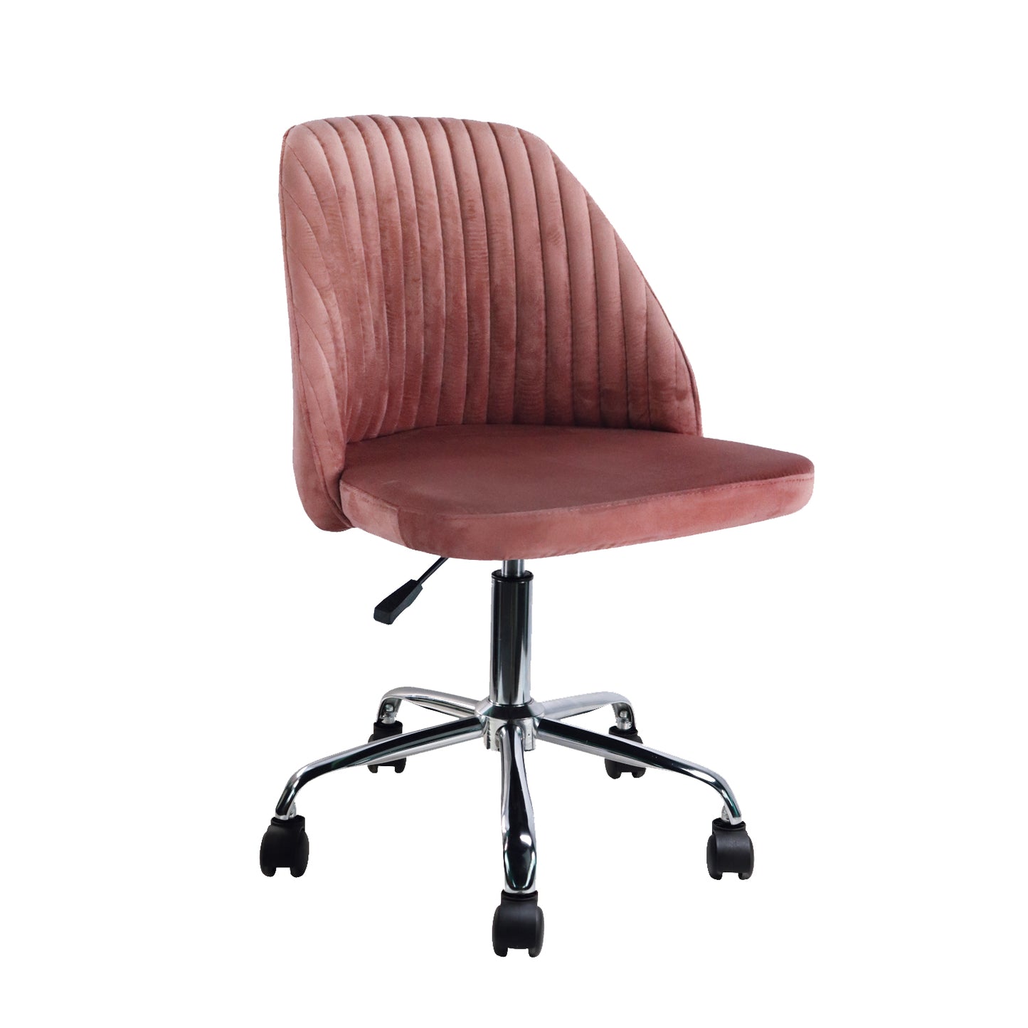 Πολυθρόνα Γραφείου ArteLibre IRINA Σάπιο Μήλο Βελούδο 50x54x82-92cm - Hippiehome.gr