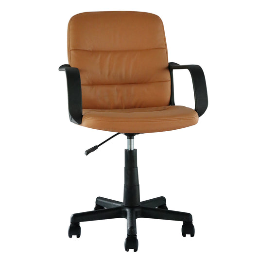 Καρέκλα Γραφείου ArteLibre ISTROS Camel Ύφασμα/PVC 56x57x85-97cm - Hippiehome.gr