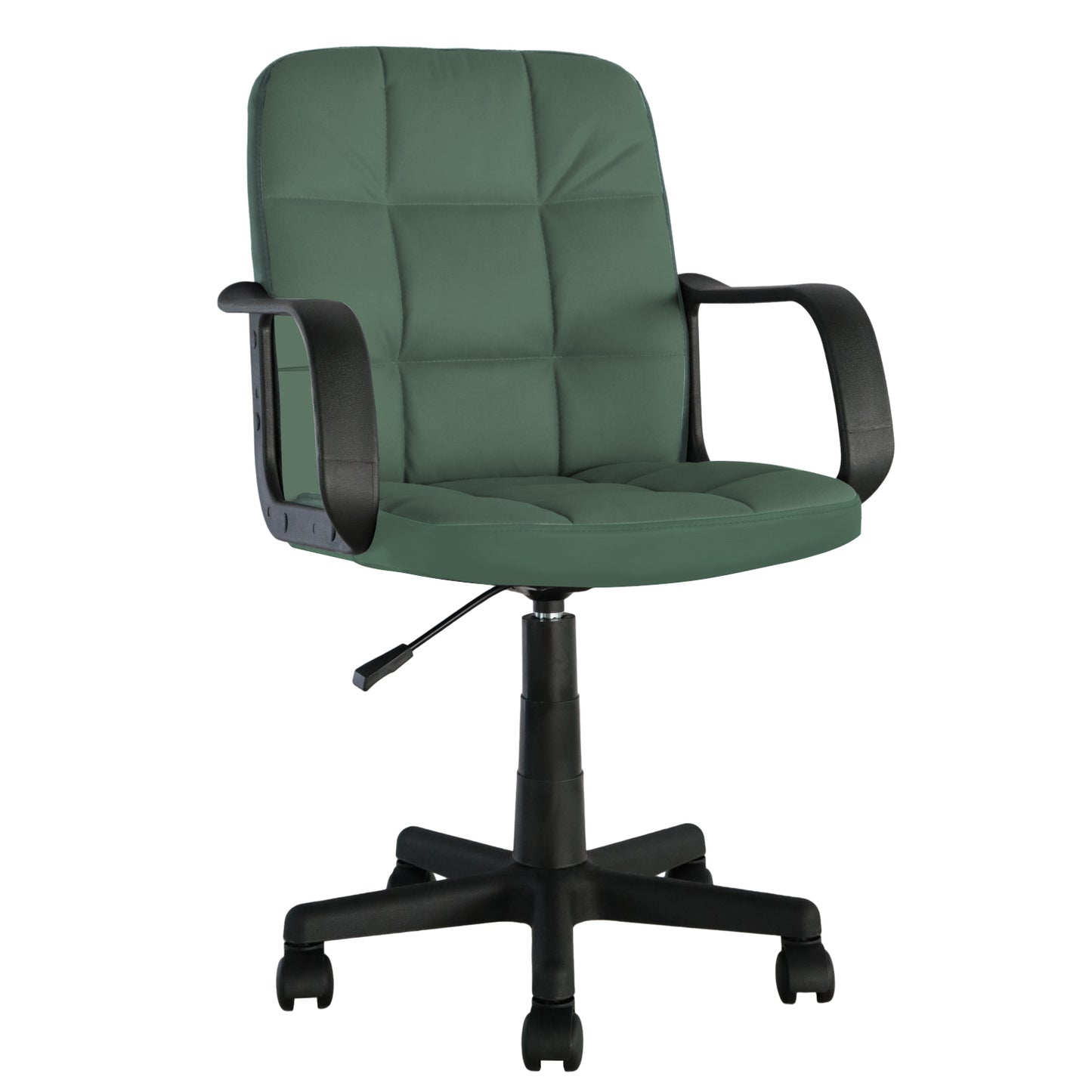 Καρέκλα Γραφείου ArteLibre ASPIS Πράσινο Ύφασμα/PVC 55.5x56.5x85-96.5cm - Hippiehome.gr