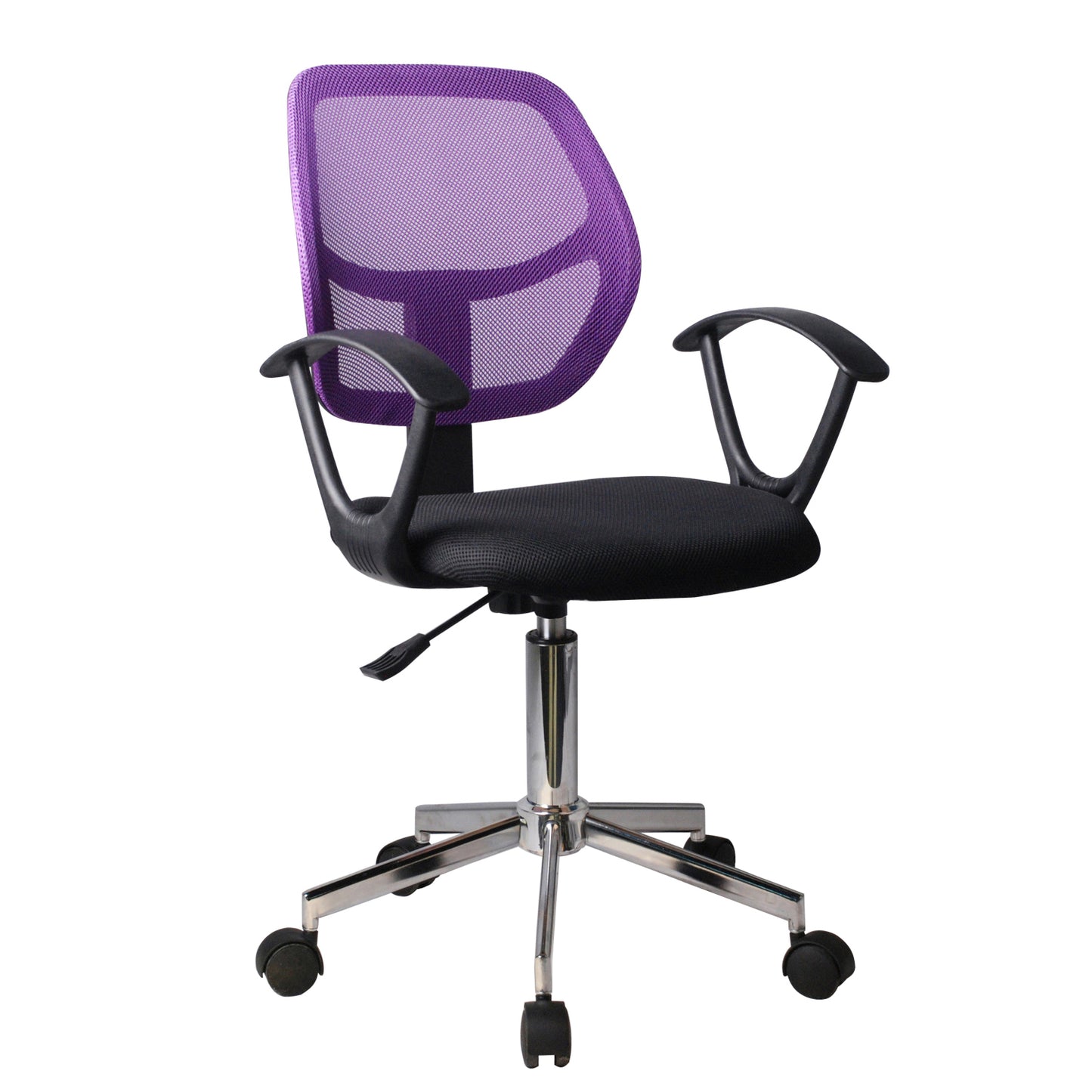 Καρέκλα Γραφείου ArteLibre EVERLY Μοβ/Μαύρο Mesh 56x53.5x100cm - Hippiehome.gr