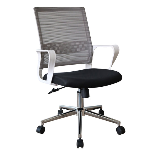 Καρέκλα Γραφείου ArteLibre HALEY Γκρι/Μαύρο Mesh 58x59x103cm - Hippiehome.gr