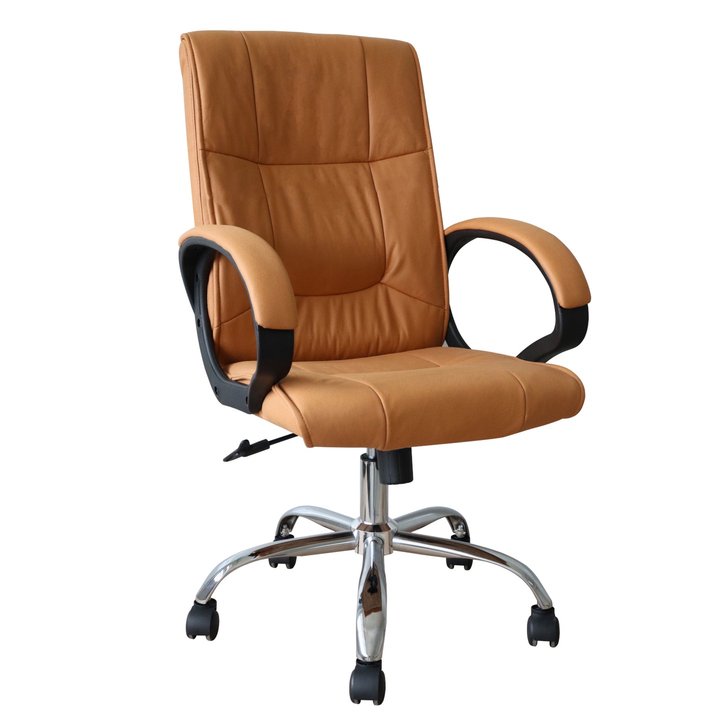 Καρέκλα Γραφείου Διευθυντή ArteLibre TURNER Camel PVC 50x69x118.5cm - Hippiehome.gr