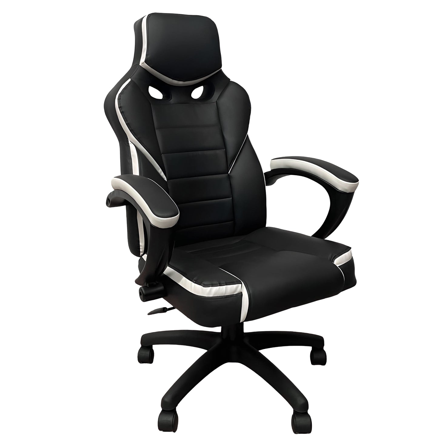 Καρέκλα Γραφείου ArteLibre Gaming ΚΛΕΟΝΙΚΗ Μαύρο/Λευκό 65x72x118-126cm - Hippiehome.gr