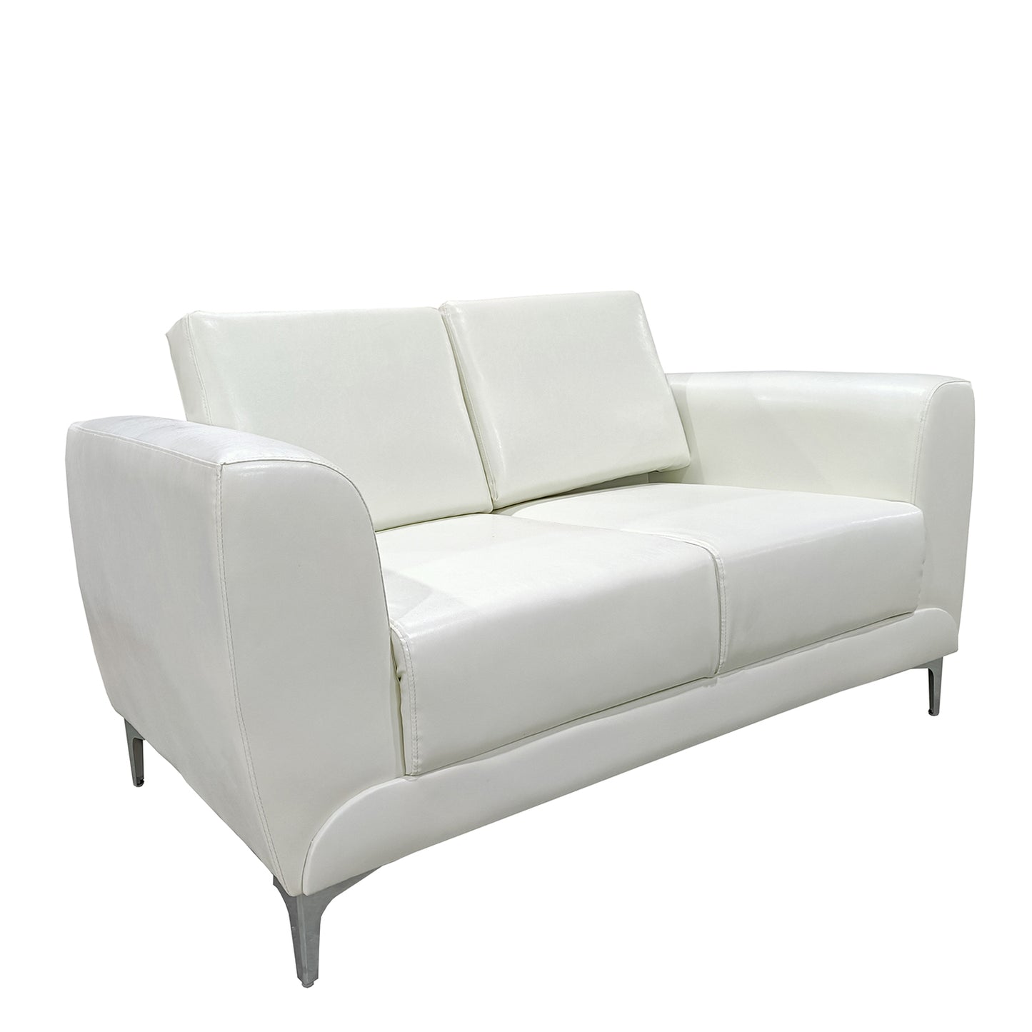 Καναπές Διθέσιος ArteLibre ELFRIC Λευκό PU 142x81x81cm - Hippiehome.gr