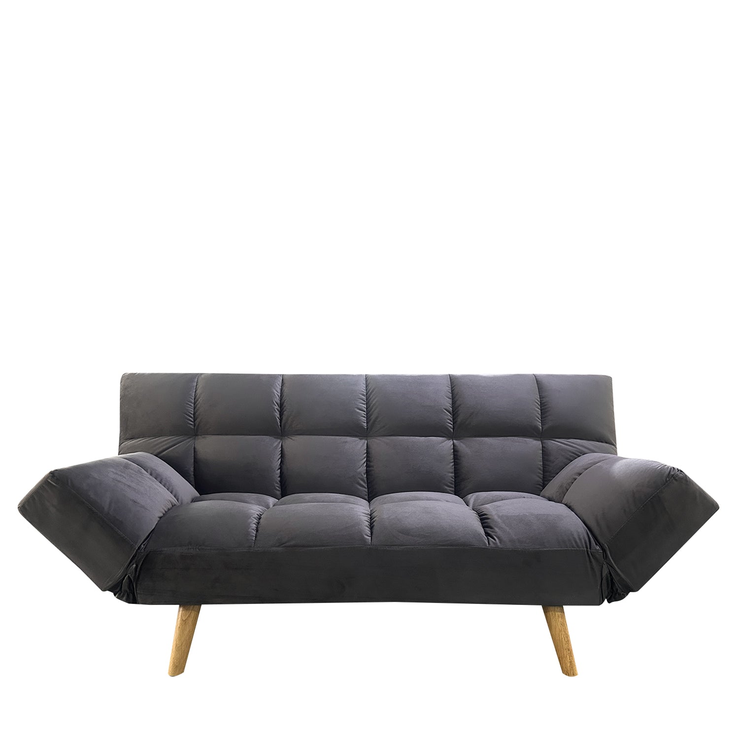 Καναπές Κρεβάτι Τριθέσιος ArteLibre ELVINA Γκρι Ύφασμα 182x82x88cm - Hippiehome.gr