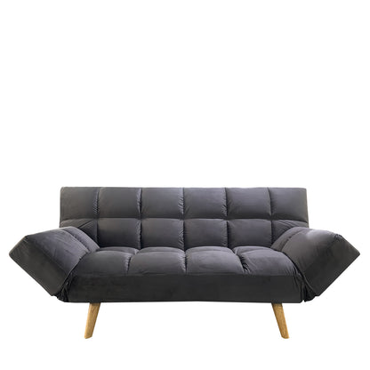Καναπές Κρεβάτι Τριθέσιος ArteLibre ELVINA Γκρι Ύφασμα 182x82x88cm - Hippiehome.gr