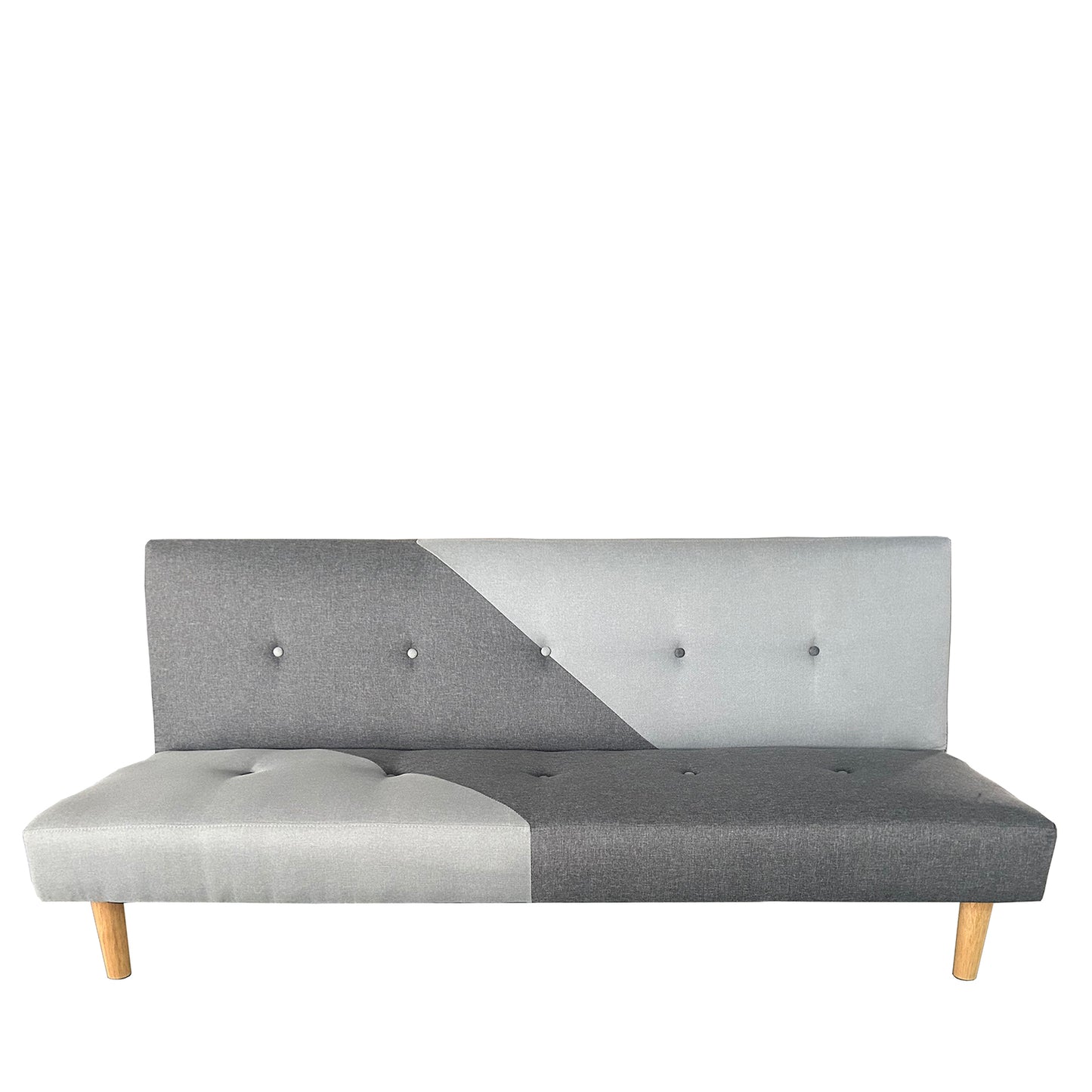 Καναπές Κρεβάτι Τριθέσιος ArteLibre NERISSA Αποχρώσεις Γκρι Ύφασμα 178x87x78cm - Hippiehome.gr