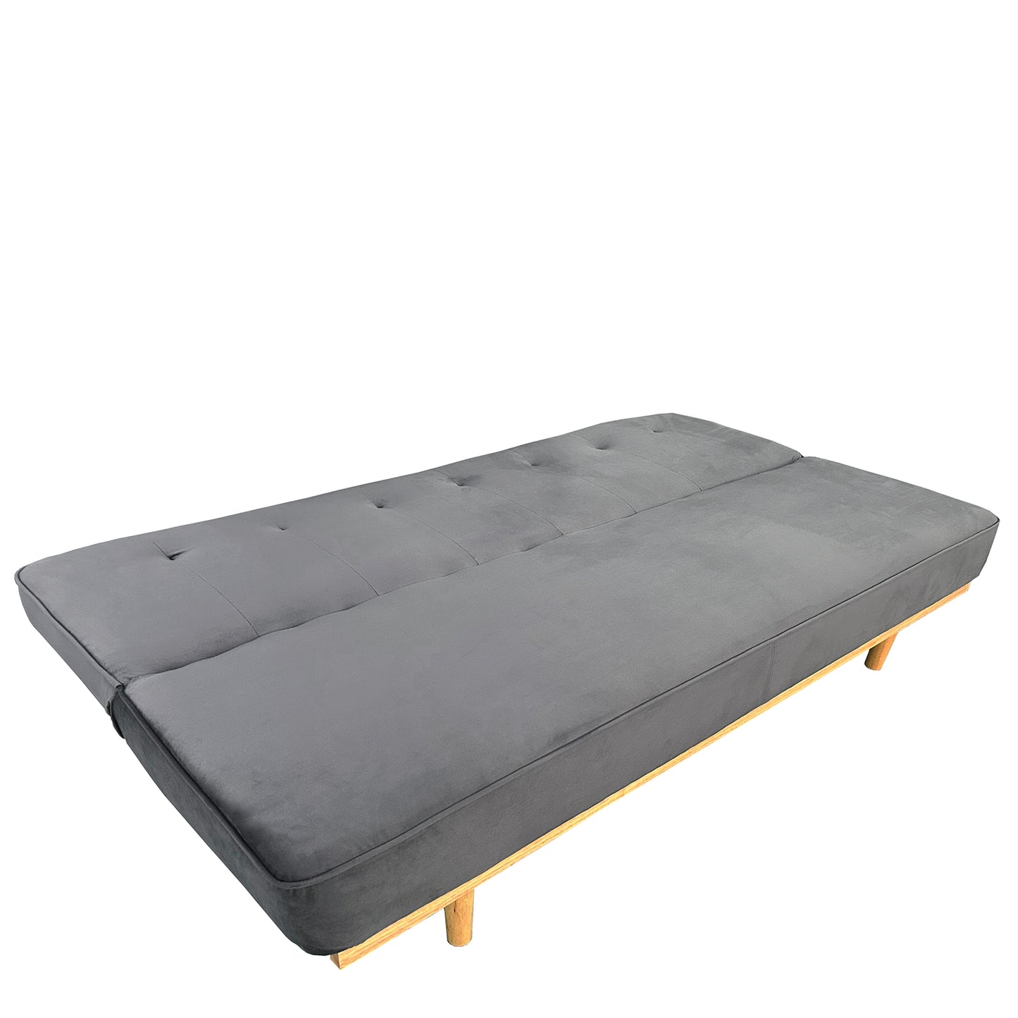 Καναπές Κρεβάτι Τριθέσιος ArteLibre CELESTE Γκρι Ύφασμα 193x85x88cm - Hippiehome.gr