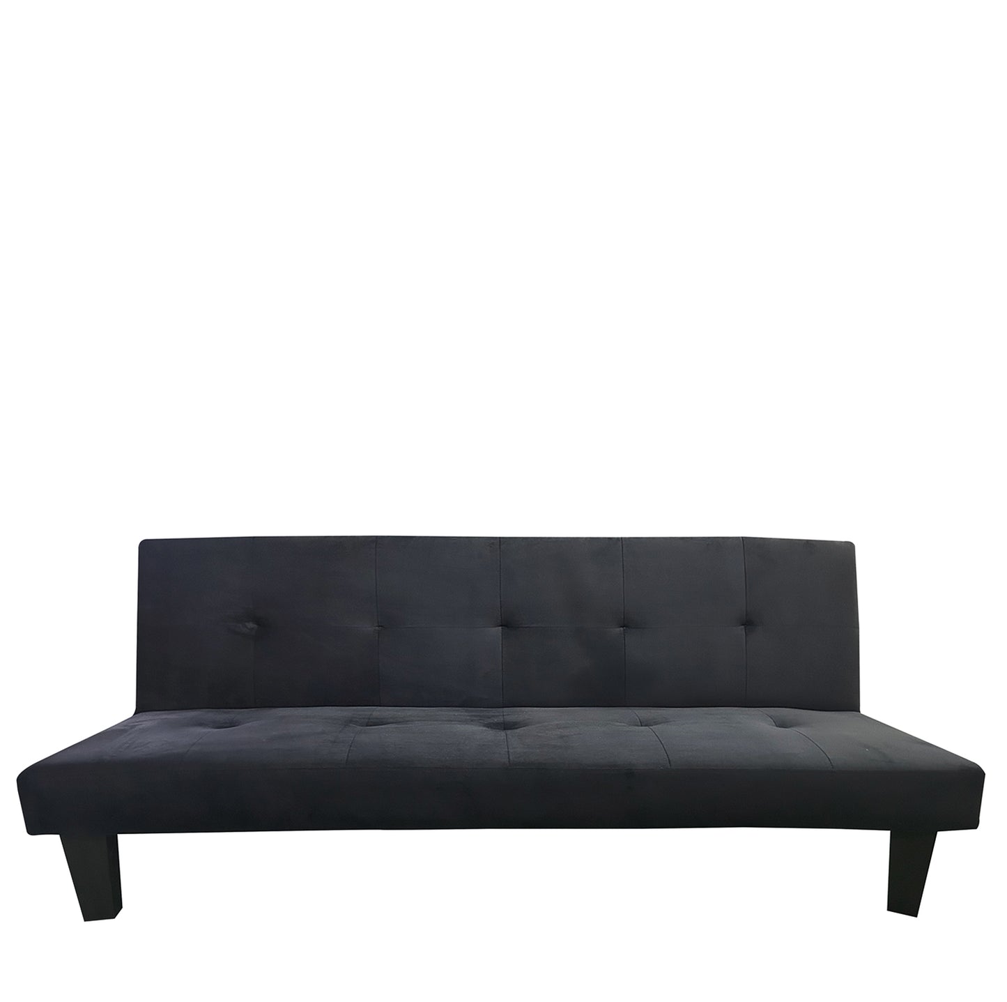 Καναπές Κρεβάτι Τριθέσιος ArteLibre NAHELE Μαύρο Ύφασμα 82x82.5x78cm - Hippiehome.gr